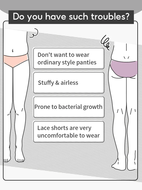 Set of 3 sexy lace panties with criss-cross waist design, comfortable and breathable, with an extended silk crotch.