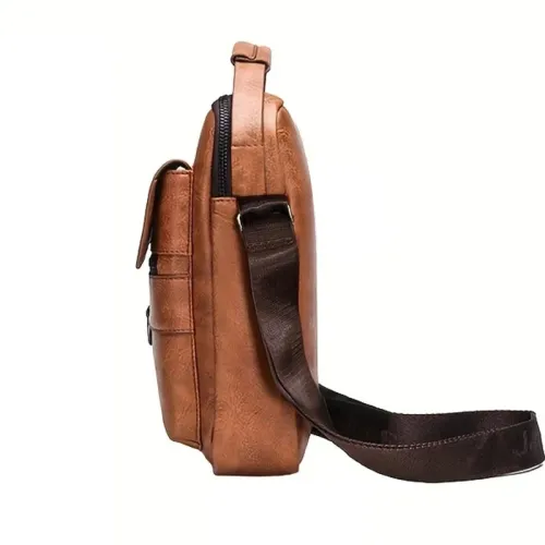 2025 new single shoulder crossbody bag with multiple compartments and handles, adjustable shoulder straps, suitable for travel and outdoor activities