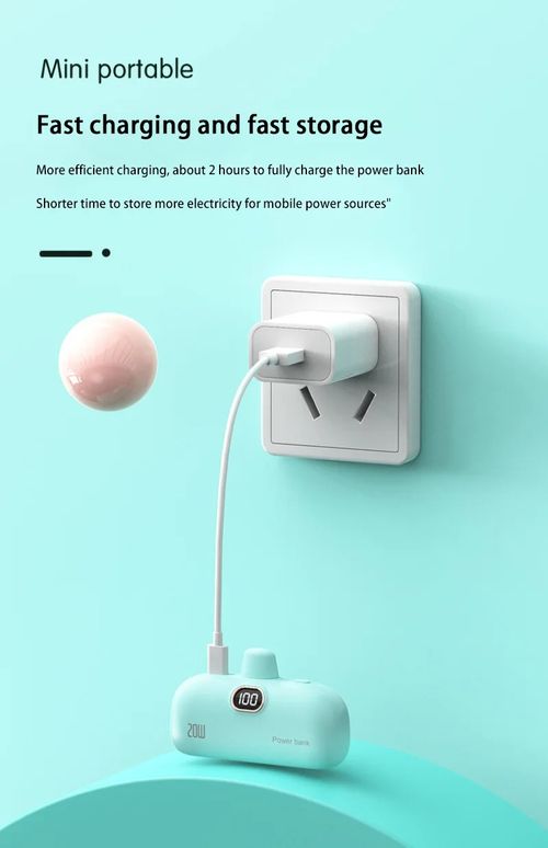 Portable Mobile Charger Mini Power Bank Built Cable Fast Charger Battery Capsule Power bank5000mAh