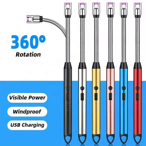 Creative Kitchen Tool Windproof Ignition Gun Lighter with Multifunction Candle Arc Pulse Stick Welding Torches
