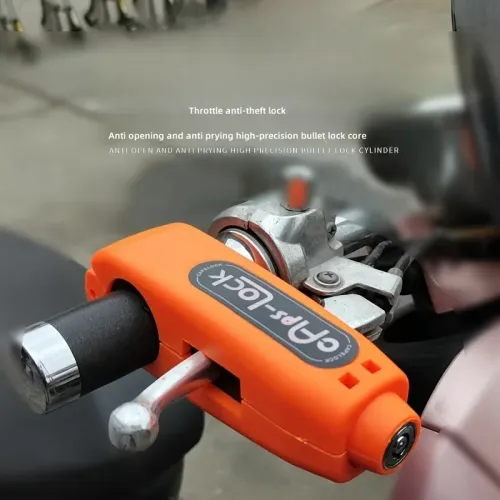 Heavy-Duty Anti-Theft Brake Lever Lock for Bikes, Scooters & Motorcycles