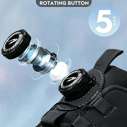 Anti smashing and anti puncture safety shoes BLACK