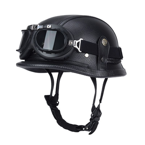 German Style Retro Cruiser Half Helmet