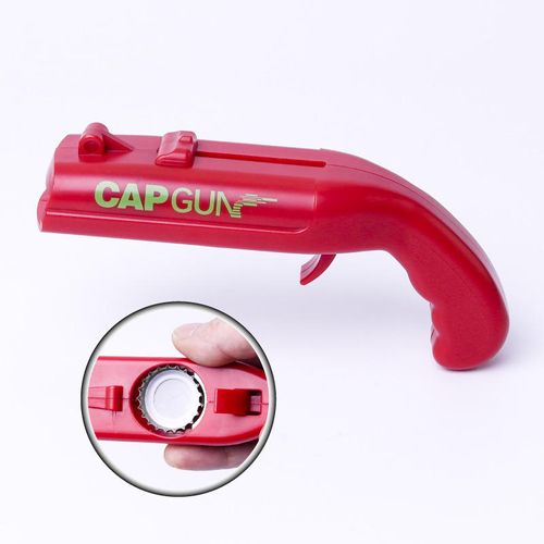Creative Portable Beer Opener Cap Gun Bottle Opener Beer Bottles Open Capgun Drinking Opening Shooter Bar Outdoor Celebration