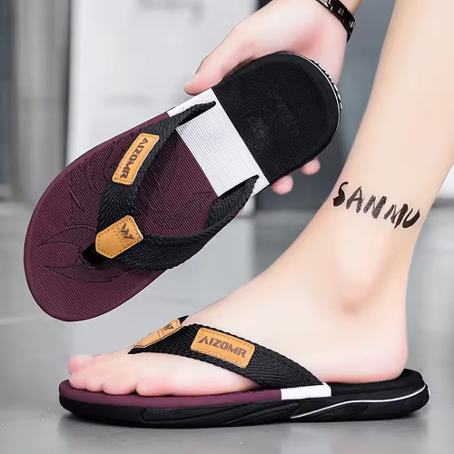 Man Flip Flops Summer Breathable Beach Shoes EVA House Slippers Sandals Men Luxury Flip Flops Soft Slippers Home Clogs Slides