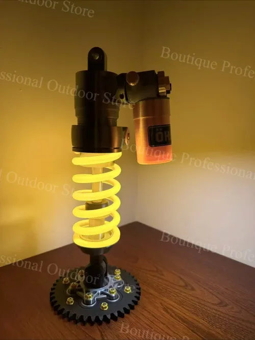 For OHLINS Motorcycle Shock Absorber Lamp DIY Cool Ambient Lighting Car interior decorative accessories ornaments