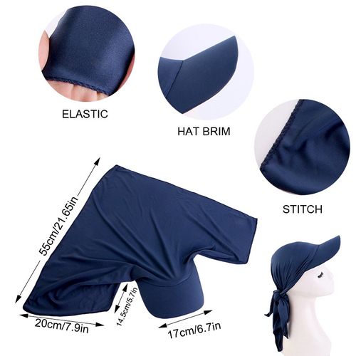 Casual Outdoor Sun-Shade Baseball Cap with Neck Flap
