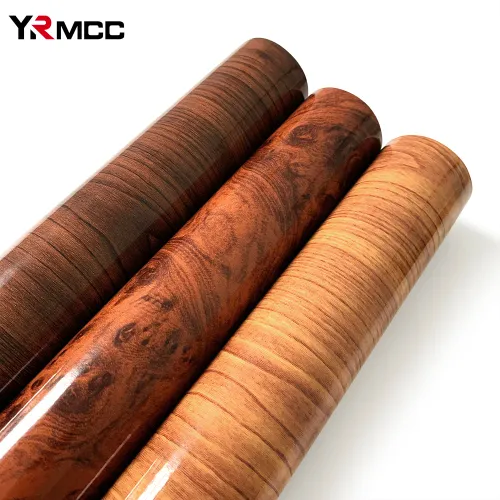 4pcs 30cm*1m Wood Grain Car Stickers Interior PVC Wood Grain Textured Stickers Protective Vinyl Sticker