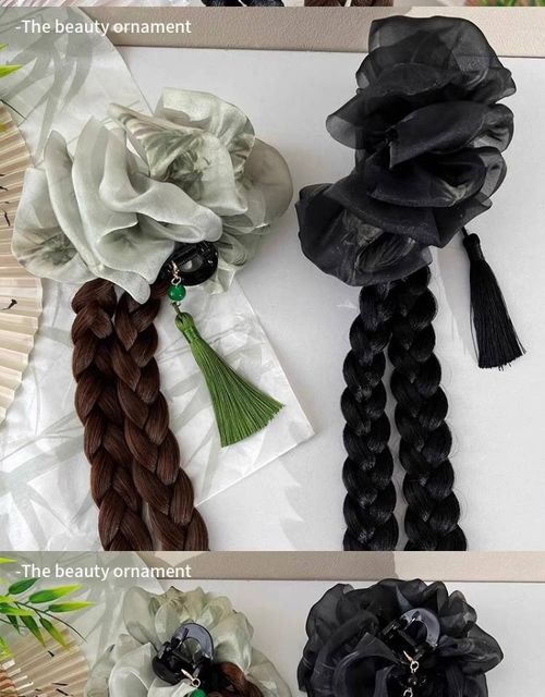 Tie-dye ponytail with clips suits everyone, is simple and easy to do, creates an atmospheric look, is sweet and youthful, and has a built-in filter effect.