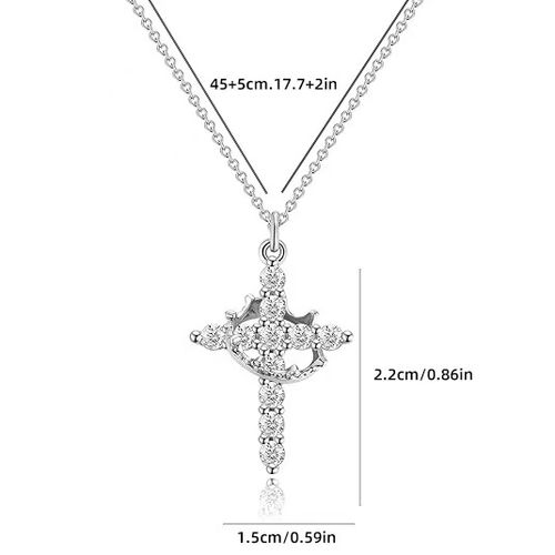 Inspirational & Spiritual：Eternal Victory Crown Cross