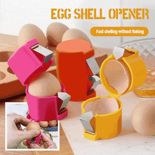 🎊Stainless Steel Egg Opener – Crack, Cut, and Separate Eggs Easily🍳