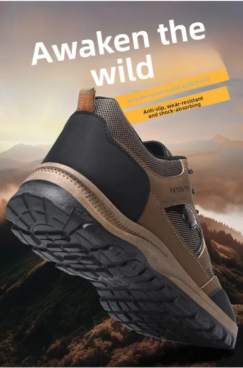 2026 Men Casual Sports Leather Outdoor Fashion Shoes Lightweight Sneakers Shoes