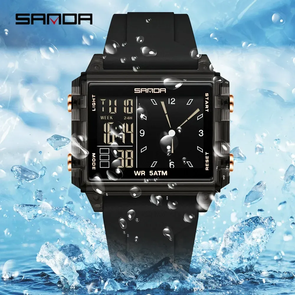Electronic Watches for Man Luminous Calendar Waterproof Clock Outdoor Sports Casual Ladies Digital Wristwatch