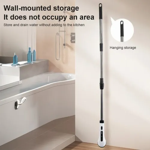 Hands-free automatic cleaning brush