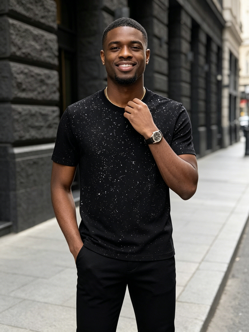 Advanced men's short sleeved shirt