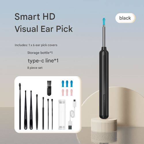 Visual ear scoop, endoscopic ear picking tool