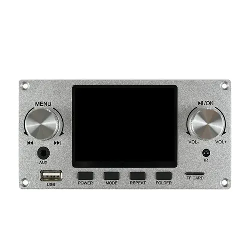2.8-inch TFT color LCD lossless MP3 decoding board Bluetooth compatible stereo decoding USB car amplifier