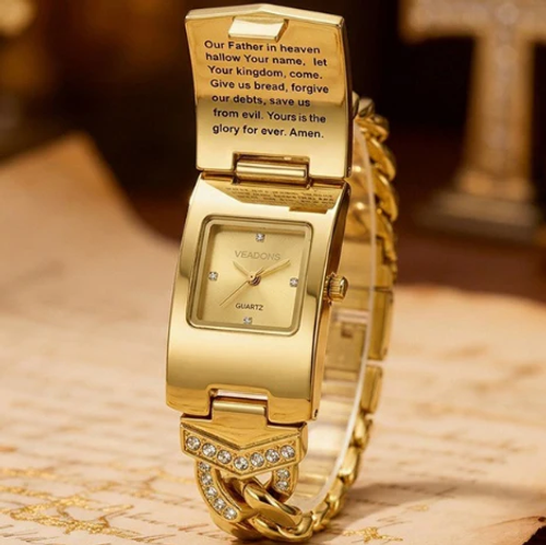 🥳 2026 Bestseller & Hot Seller 💎⌚ — 50% OFF Special Offer! Sparkling Crystal Cross Watch — Geometric Rectangular Dial, Premium Metal Strap. Elegant, Classic, and Timeless. ✨🕊️