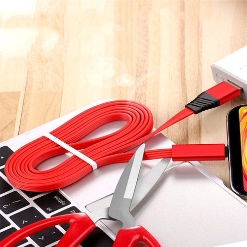 New Reusable Renewable 3A Micro Type C 8-pin Flat TPE Repairable Connectable Fast Charging USB Data Cable
