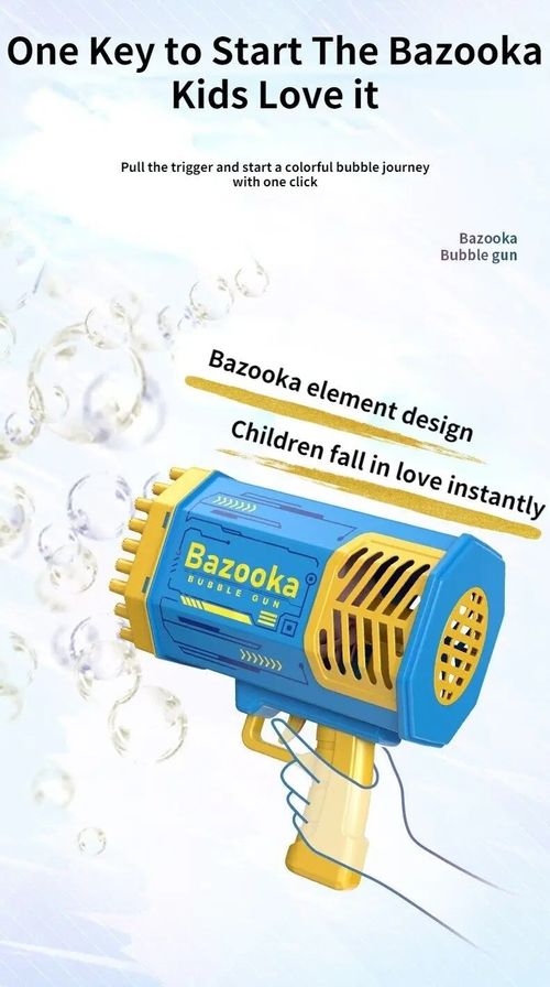 Holes Bubble Bazooka Machine Gun LED Light Bubble Blaster Toy Summer Outdoor Playing Activity Party Wedding Birthday Gift