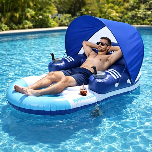 Luxury floating electric inflatable float - lithium battery charging model