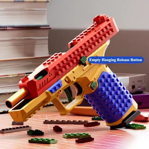 Rapid-Fire Building Block Toy Gun — The Ideal Weapon for Outdoor CS Battles