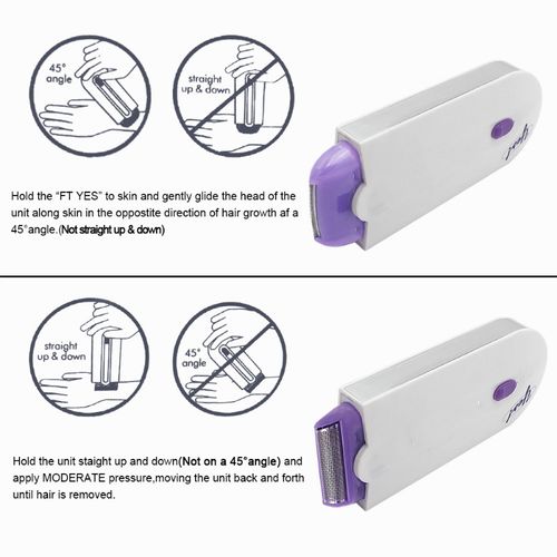 Blue light induction women's electric hair removal machine