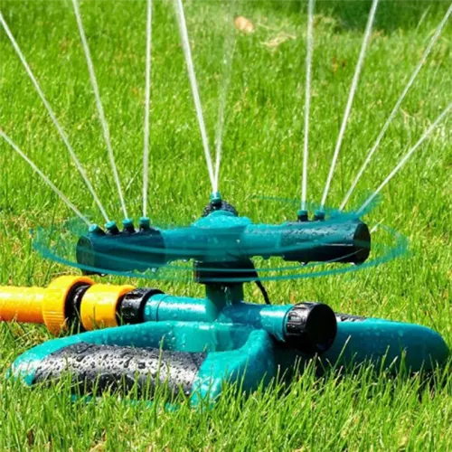 360-Degree Rotating Three-Arm Lawn Sprinkler