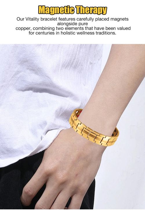 Cross Double Row Magnetic Bracelet - Found your stress-relief secret, Magnetic Wellness Boost