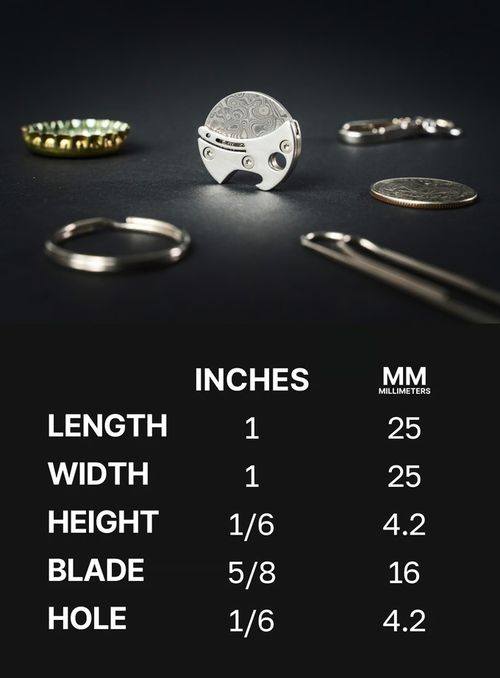 COin  Cutter That is As Small As a Quarter