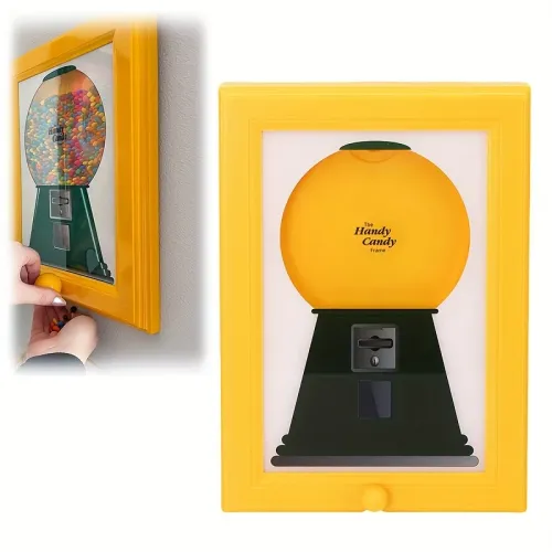 Hanging convenient candy rack quick dispensing retro candy dispenser picture frame durable candy dispenser