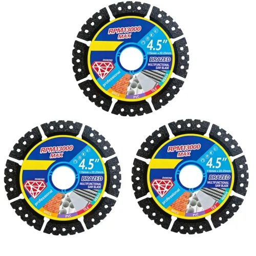 Multi Material Cutting Blades Metal Tile Stone Plastic Angle Grinder Saw Blades for Alloy Cast Iron Marble Tool Accessories