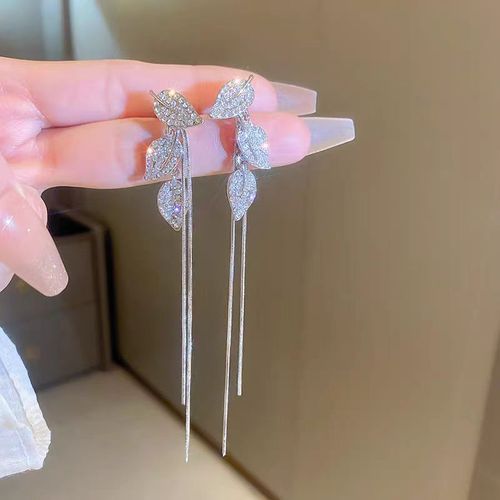 Ethereal Foliate Cascade Earrings