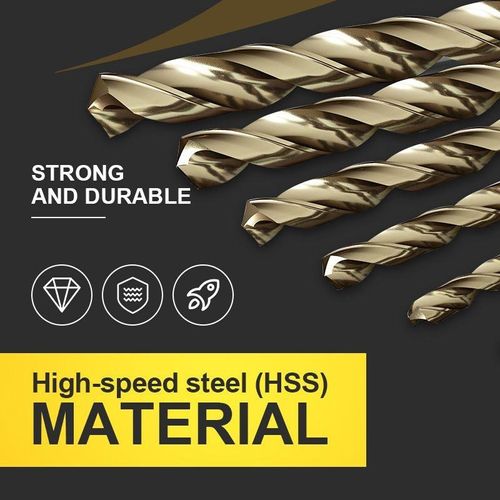 99-Piece Titanium Drill Bit Set – Sharper, Faster, Longer