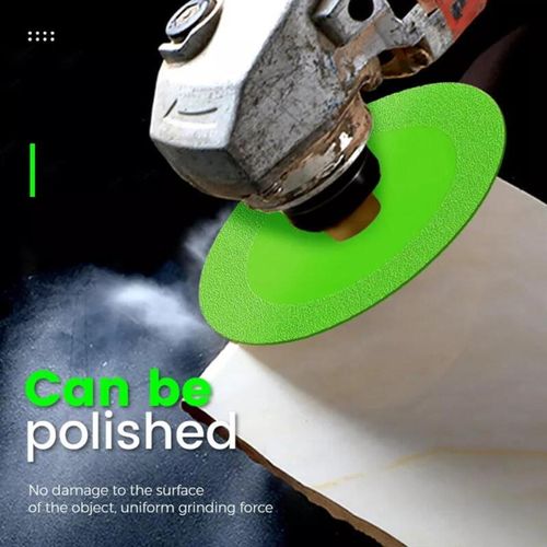 2 PCS 100mm Glass Cutting Disc Diamond Marble Saw Blade Tile Jade Special Polishing Cutting Blade Sharp Brazing Grinding Disc
