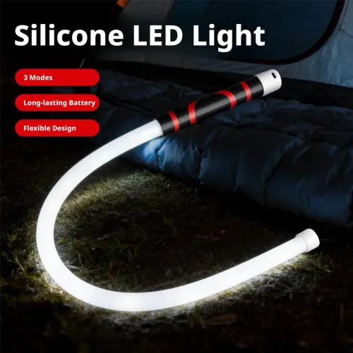 Flexible mechanical lamp with 360° bendable high-brightness LED