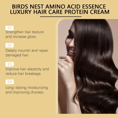 Amino Acid Hair Mask Luxury Nourish Repair Hair Conditioner Restore Shine Smoothing Anti-frizz Hydrating Hair Care Mask