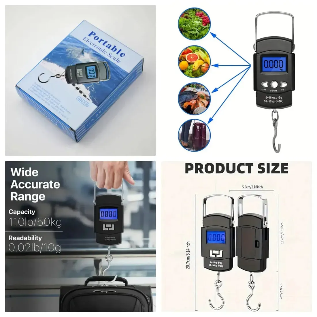 Electronic Weight Scale - 50kg Weight Capacity