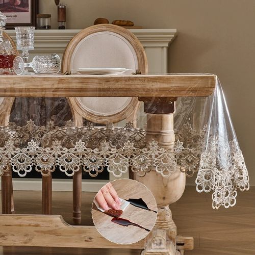 TPU waterproof and oil-proof tablecloth, practical
