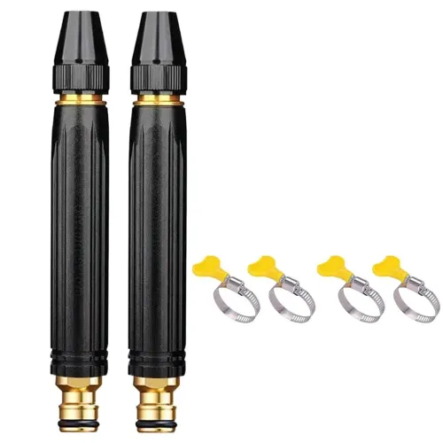 2pcs Diamond Nozzle High-Pressure Water Gun for Household Car Wash Garden Watering Pipe Adjustable