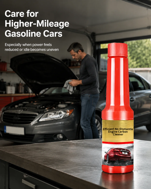 Non-disassembly engine carbon deposit cleaner—removes carbon deposits, restores power, and saves fuel.