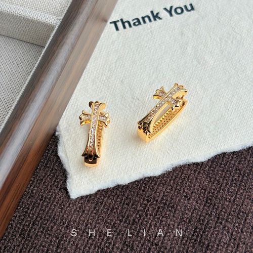 Eternal Radiance: Holy Cross Earrings of Light & Grace