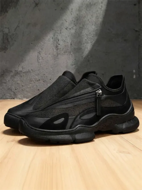 new men's shoes mesh breathable casual shoes thick soled fashionable casual sports shoes outdoor comfortable work shoes
