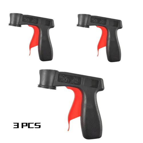 3Pcs Portable Spray Paint Handle, Universal Reusable Car Color Changing Film Pasting Self Spraying Hand Spray Gun