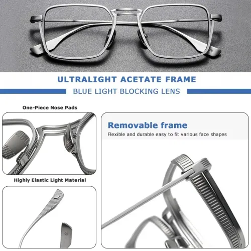 Color-Shifting Blue Light Glasses - Adaptive Lens Technology
