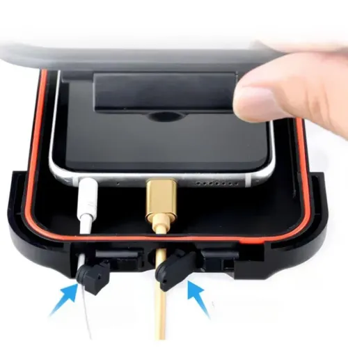 Waterproof Motorcycle Bike Mobile Phone Holder Universal Bicycle GPS 360°Swivel Phone Mount Bicycle Accessories