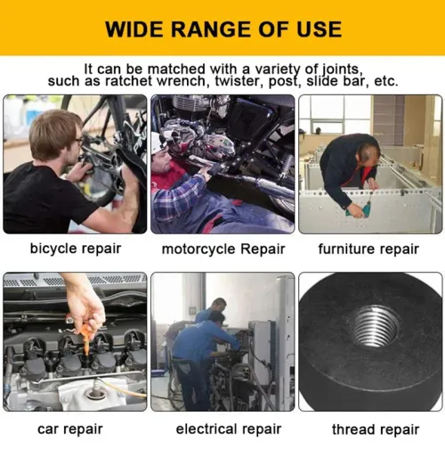 6PCS Metric Titanium Drill Tap Combination Bit Set Hex Shank HSS Screw Thread Bit Thread M3 M4 M5 M6 M8 M10 Taps Tool