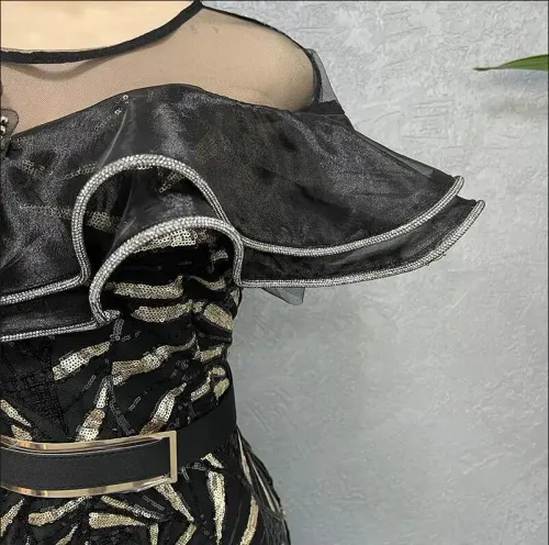 Women's Bodycon Maxi Dashiki Nigerian Wedding Party Gowns Fashion African Luxury Sequins Evening Dresses New