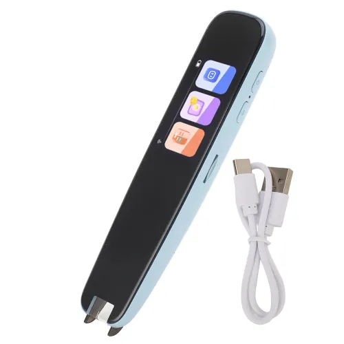Language Scanner Pen Smart Scanner Pen Language Translator Electronic Dictionary English Learning Scanning Pen Built in Battery