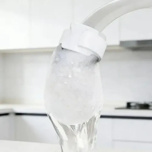50Pcs Faucet Filter Cotton,Anti-splash Removes Sand Filters With T-strap ,Water Purification Socks For Tap Water Rust Removal